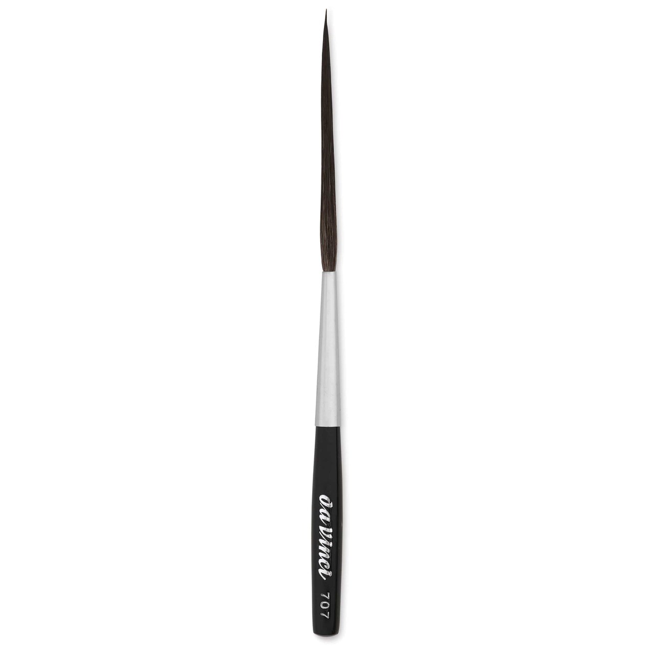 Da Vinci Petit Gris Pur Blue Squirrel Brush - 707 Striper Pointed, Size 8, Short Handle